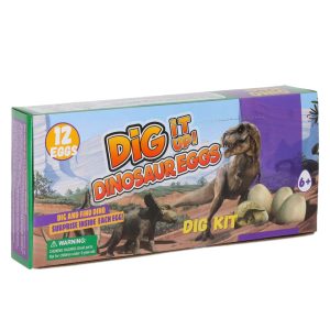 Dinozaury wykopaliska jajka dinozaura figurki zestaw archeologiczny 12 jajek 178483.jpg