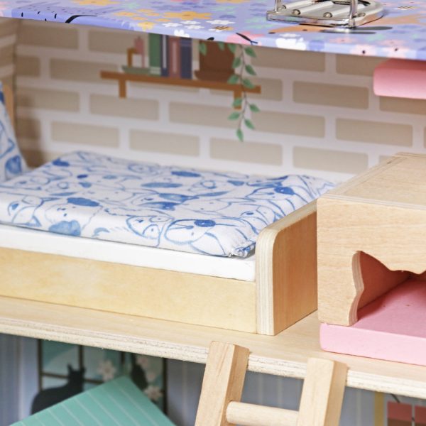 Domek drewniany w walizce hotel spa dla zwierzat walizka mebelki figurki 177377.jpg