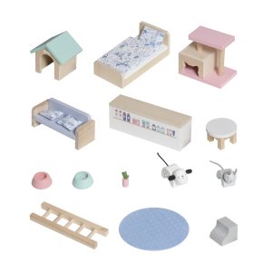 Domek drewniany w walizce hotel spa dla zwierzat walizka mebelki figurki 177378.jpg