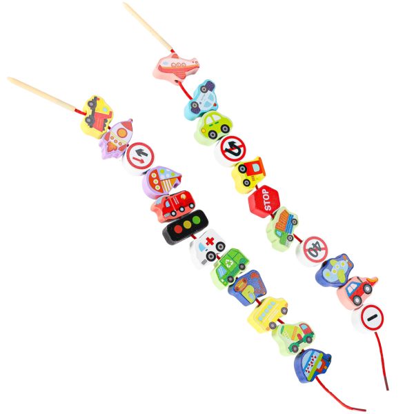 Klocki drewniane do nawlekania pojazdy znaki drogowe 178425.jpg