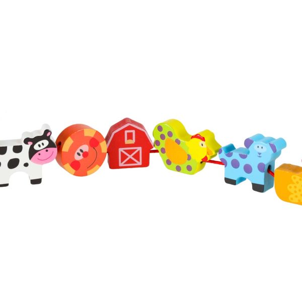 Klocki drewniane do nawlekania tablica plansza farma zwierzeta 178272.jpg