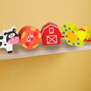 Klocki drewniane do nawlekania tablica plansza farma zwierzeta 178276.jpg