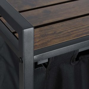 Kosz na pranie bielizne 2 komory z polka blatem pojemnik loft 76l 178564.jpg