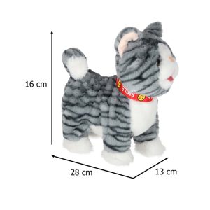 Kotek interaktywny na smyczy miauczy chodzi rusza ogonem szary 178843.jpg