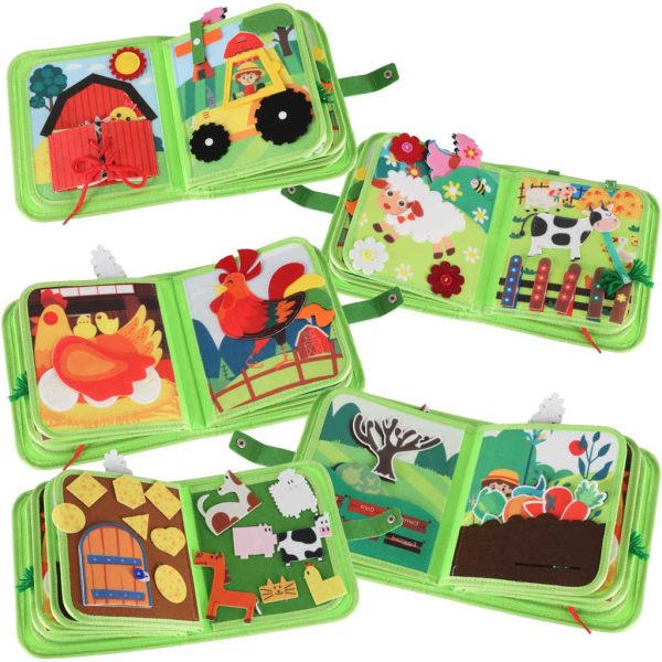 Ksiazeczka sensoryczna edukacyjna manipulacyjna farma 178638.jpg