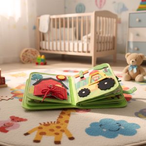 Ksiazeczka sensoryczna edukacyjna manipulacyjna farma 178650.jpg