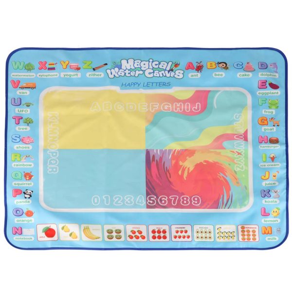 Mata wodna do malowania rysowania woda mazaki pieczatki szablony walek 100x80cm alfabet 178720.jpg