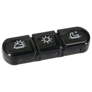 Pojemnik organizer na tabletki leki czarny 178187.jpg