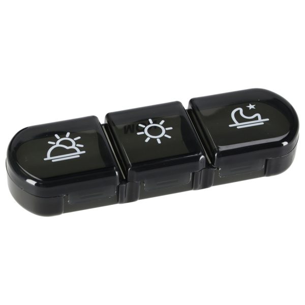 Pojemnik organizer na tabletki leki czarny 178187.jpg