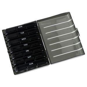 Pojemnik organizer na tabletki leki czarny 178191.jpg