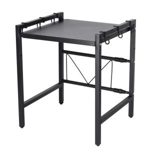 Polka kuchenna nad mikrofalowke organizer regulowany metalowy 6 wieszakow 178750.jpg