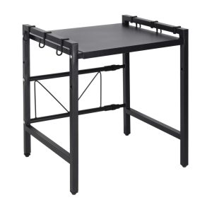 Polka kuchenna nad mikrofalowke organizer regulowany metalowy 6 wieszakow 178753.jpg