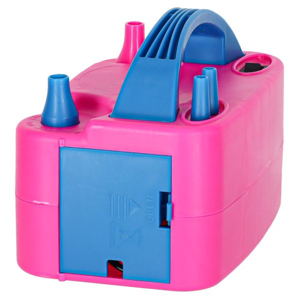 Pompka do balonow elektryczna mocna na 2 balony 2 dysze pompujace 178434.jpg