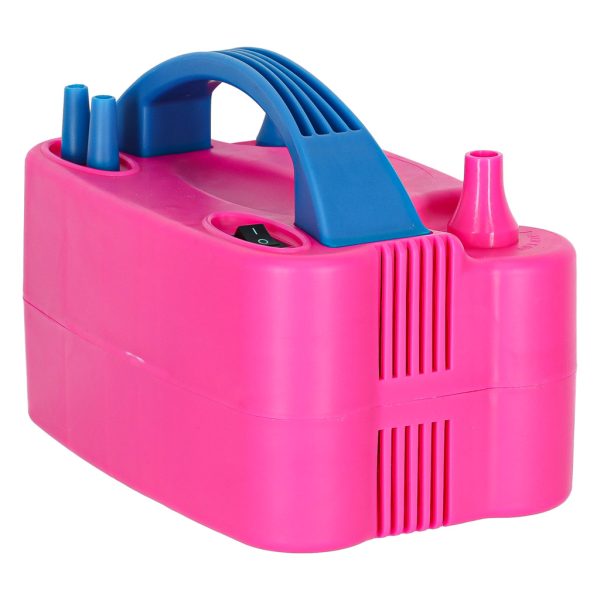 Pompka do balonow elektryczna mocna na 2 balony 2 dysze pompujace 178435.jpg