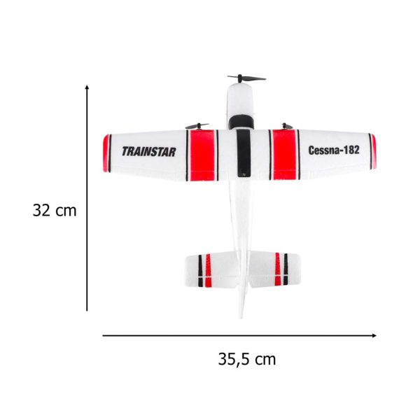 Samolot zdalnie sterowany Cessna 182 szybowiec akrobata 2 4GHz 178233.jpg