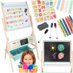 Tablica drewniana LULILO Kredo akcesoria kredy markery magnesy kosze 110cm 177589.jpg