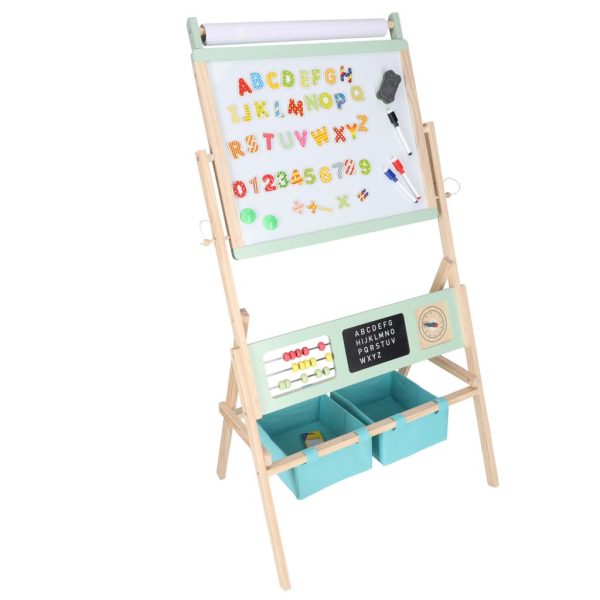 Tablica drewniana LULILO Kredo akcesoria kredy markery magnesy kosze 110cm 177591.jpg