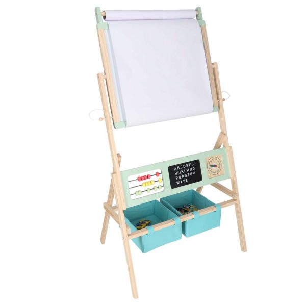 Tablica drewniana LULILO Kredo akcesoria kredy markery magnesy kosze 110cm 177596.jpg