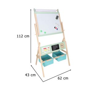 Tablica drewniana LULILO Kredo akcesoria kredy markery magnesy kosze 110cm 177604.jpg