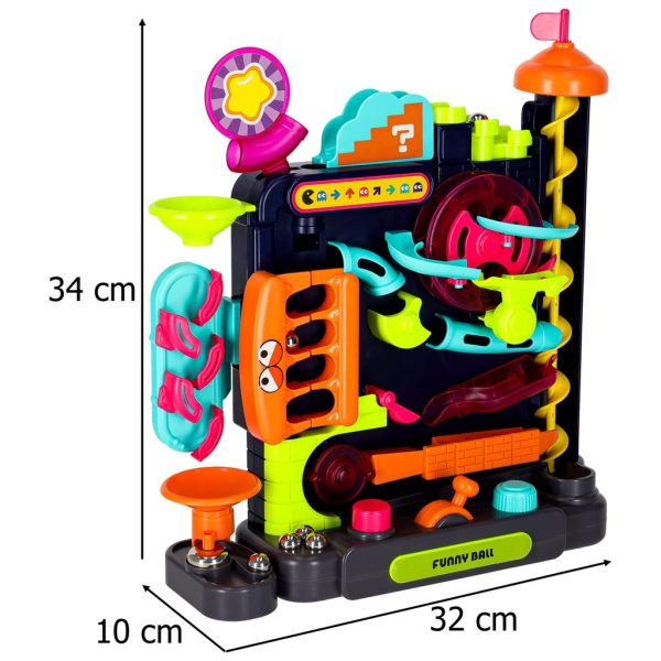 Tor kulkowy przeszkod dla kulek zabawka zrecznosciowa 178180.jpg