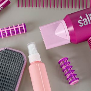 Zestaw fryzjerski dla dzieci suszarka prostownica 16 elementow 178068.jpg