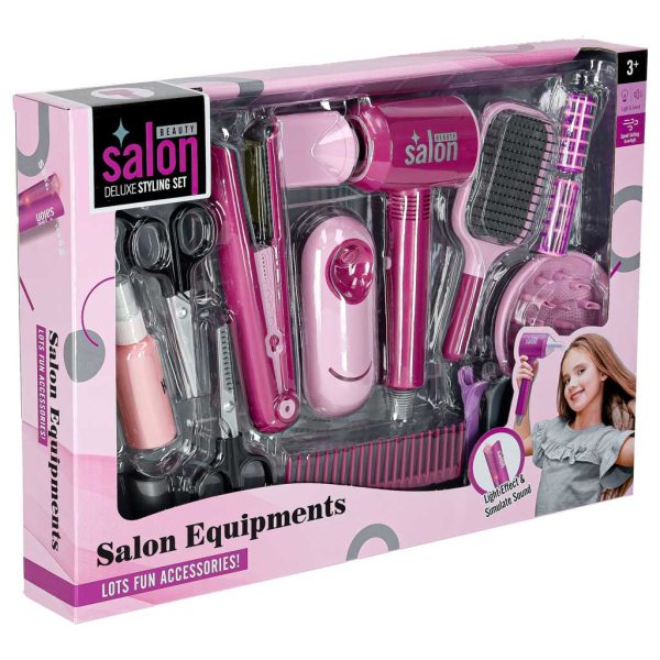 Zestaw fryzjerski dla dzieci suszarka prostownica 16 elementow 178073.jpg