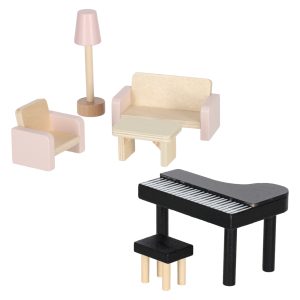 Domek dla lalek drewniany mebelki 80cm roz LED 178917.jpg