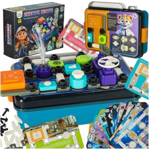 Maly elektronik elektryk zestaw edukacyjny 12 kart 58 elementow 173868.jpg