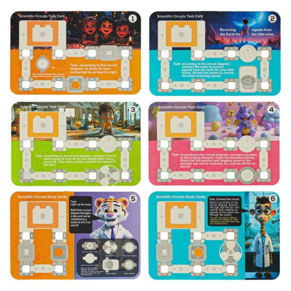 Maly elektronik elektryk zestaw edukacyjny 12 kart 58 elementow 173880.jpg