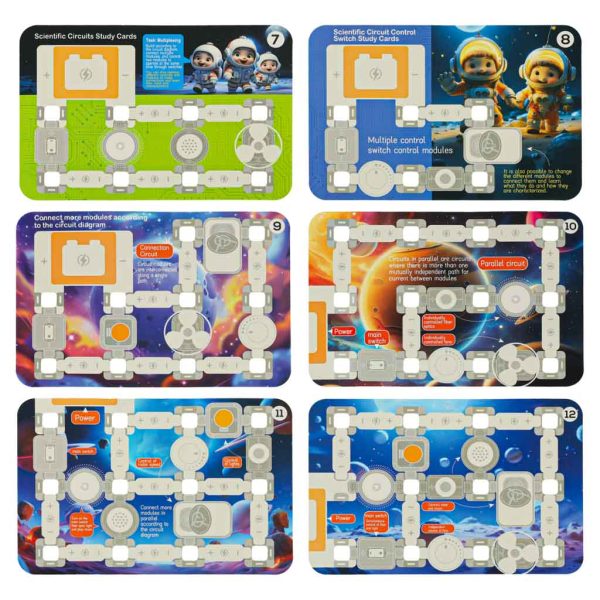 Maly elektronik elektryk zestaw edukacyjny 12 kart 58 elementow 173881.jpg