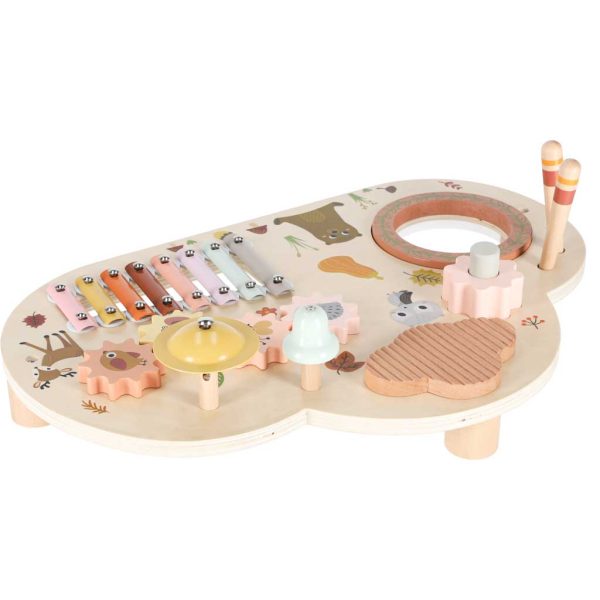 Stolik edukacyjny drewniany tablica muzyczna cymbalki talerze 179576.jpg