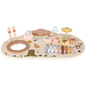 Stolik edukacyjny drewniany tablica muzyczna cymbalki talerze 179577.jpg