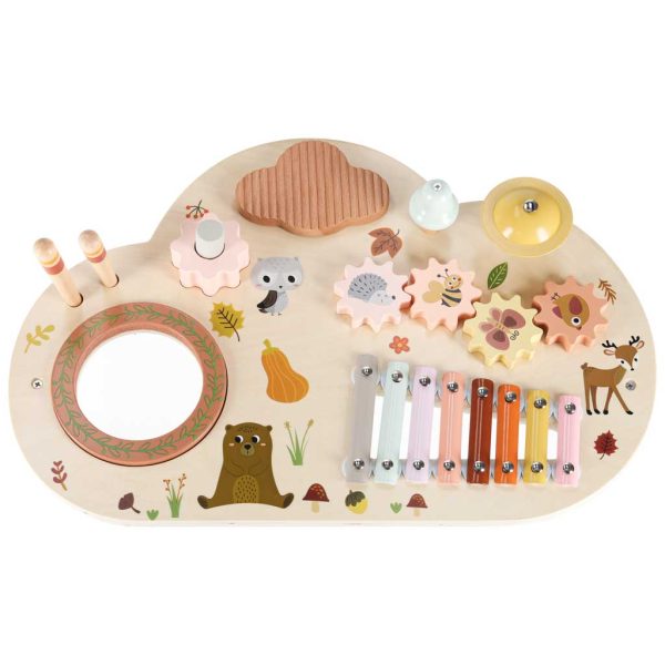 Stolik edukacyjny drewniany tablica muzyczna cymbalki talerze 179578.jpg