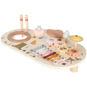 Stolik edukacyjny drewniany tablica muzyczna cymbalki talerze 179579.jpg