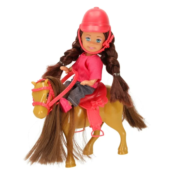 lalka z konikiem kucykiem dziewczynka zestaw 5 elementow 7140c5c33847477ca4e3a2e70f8fa8ff