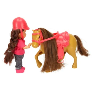 lalka z konikiem kucykiem dziewczynka zestaw 5 elementow d14889f26446497d940cc8f5d74283f2