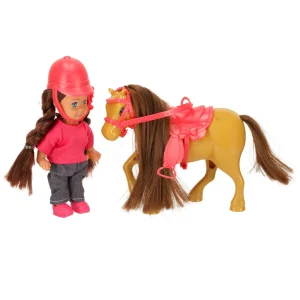 lalka z konikiem kucykiem dziewczynka zestaw 5 elementow d9ef5065676a44c0974490f256a49a50