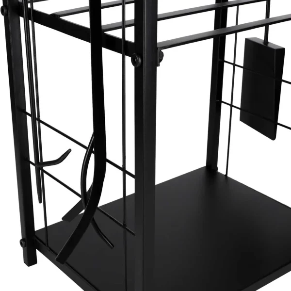 stojak na drewno kominkowe rega metalowy akcesoria do komink 935aa6162cd84aa58f5acee88cb54d79