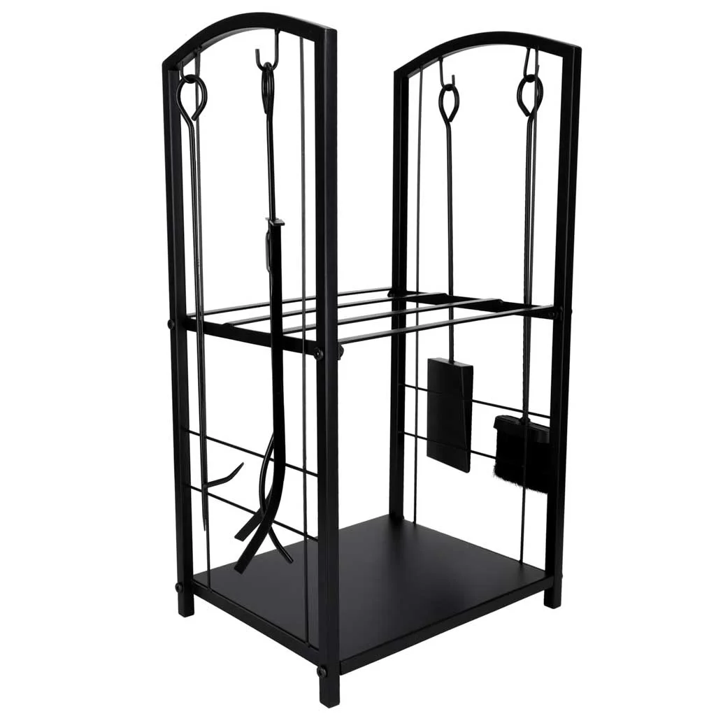 stojak na drewno kominkowe rega metalowy akcesoria do komink 98d8d13fdf824b5fbfabc924a2acdead