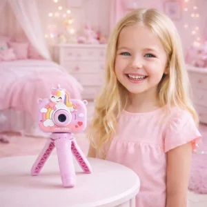 aparat fotograficzny cyfrowy dla dzieci na statywie jednoroz c3f45af1f75540a9887fe0e85b4d4935