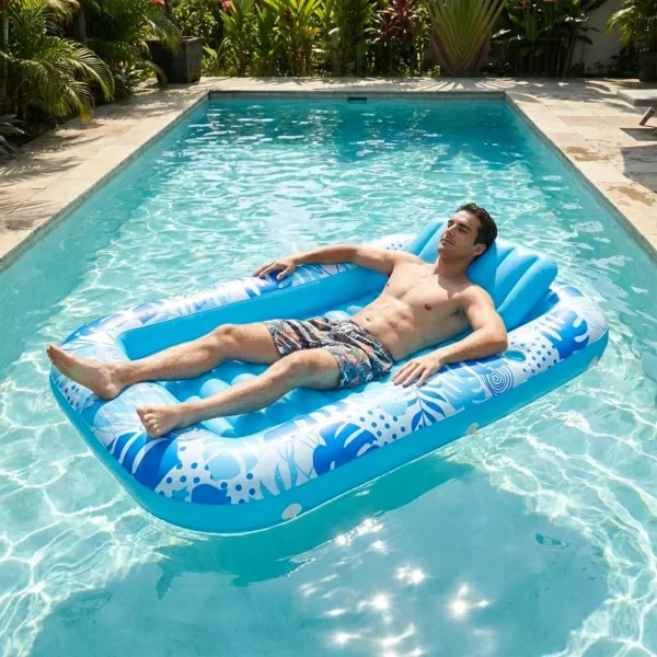 materac dmuchany do pywania lezak do opalania z poduszka nie 1a9b34d506a44454abf83d4bae54f35c