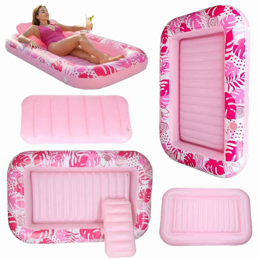 materac dmuchany do pywania z poduszka rozowy 9f17698169eb43bc9409e495a4bbef5a