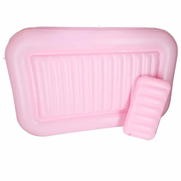 materac dmuchany do pywania z poduszka rozowy ad1aa4620bf44b3c82bc27aba4931db5