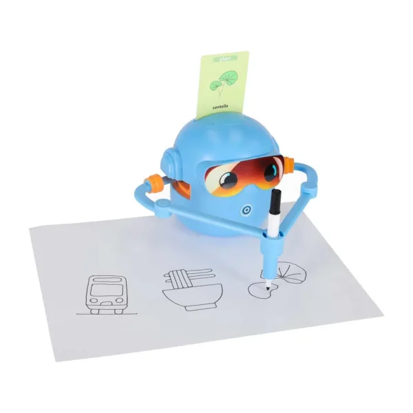 zabawka interaktywna edukacyjna robot nauka rysowania fiszki 25d940642de94280ae6886dee3a22e62