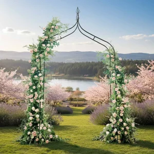 pergola ogrodowa luaro metalowa uk z grotami na roze kwiaty 2200715f79aa45e5ab257a388c86501e