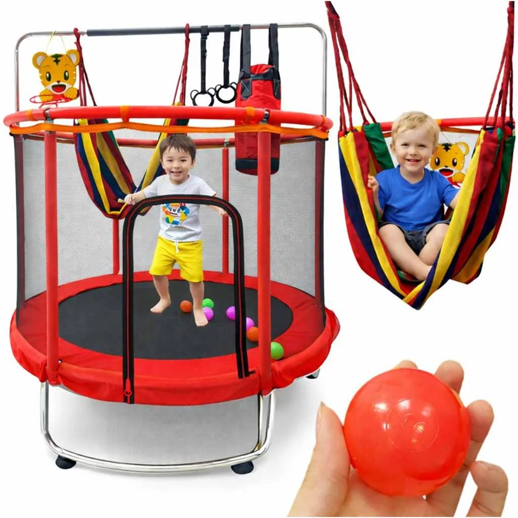 trampolina dla dzieci ogrodowa siatka piki koszykowka 150cm 234d4ab6a9544e6cbf090a0d713f89c6