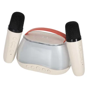 zestaw do karaoke gosnik bluetooth led rgb 2 mikrofony usb 2beb5d6f23dd43599b2999e41c2a8c11