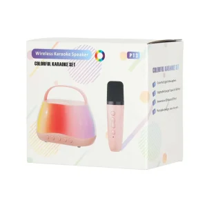 zestaw do karaoke gosnik bluetooth led rgb 2 mikrofony usb cb35e437a8bd4ebab2aa0d258cf643ea