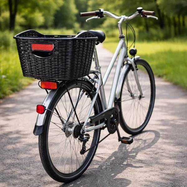 kosz na rower koszyk rowerowy na bagaznik tylny rattanowy z ad6a12107cbe4d08aa00e6f105d7d656