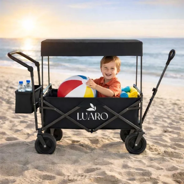 wozek transportowy luaro plazowy skadany z daszkiem i siatka 2c6a162a92e24b5f876f67cfeb9a2363